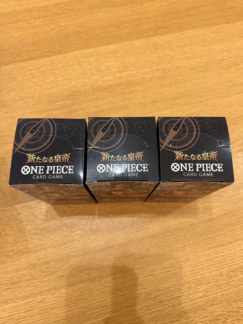 ワンピースカード 新たなる皇帝　3BOX テープ付き　新品未開封　ボックス