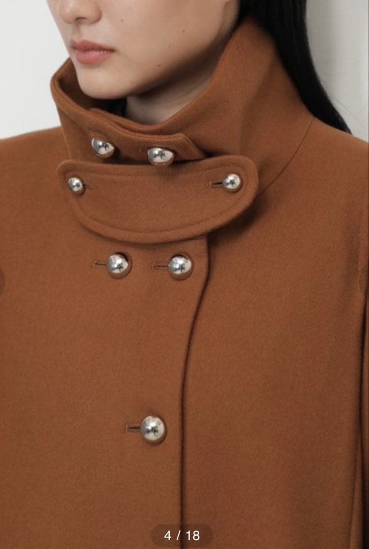 ローズバッド　mici スタンドカラーミドルコート