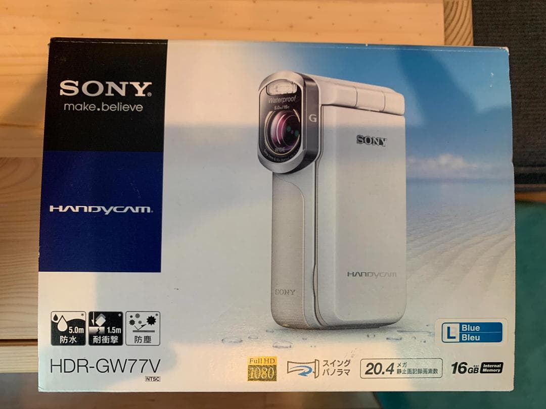 SONY HDR-GW77V ビデオカメラ 本体　中古