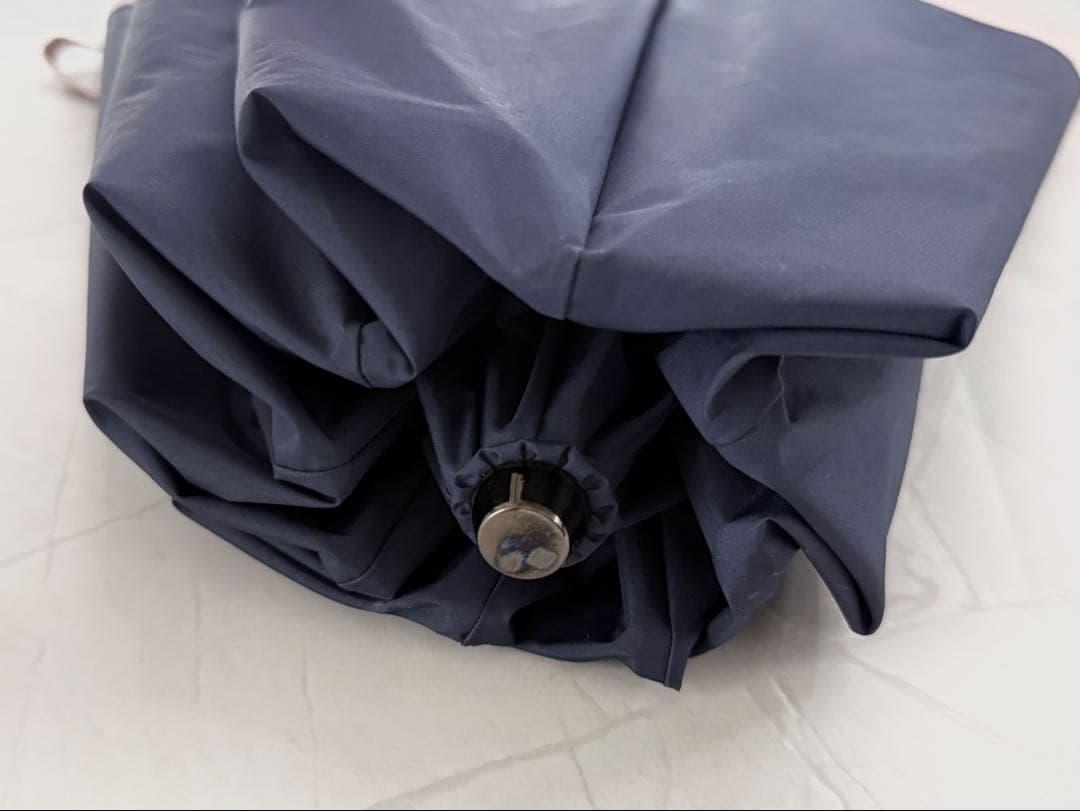 芦屋ロサブラン 折りたたみ日傘 3段折り コンビ ネイビー×ピンク