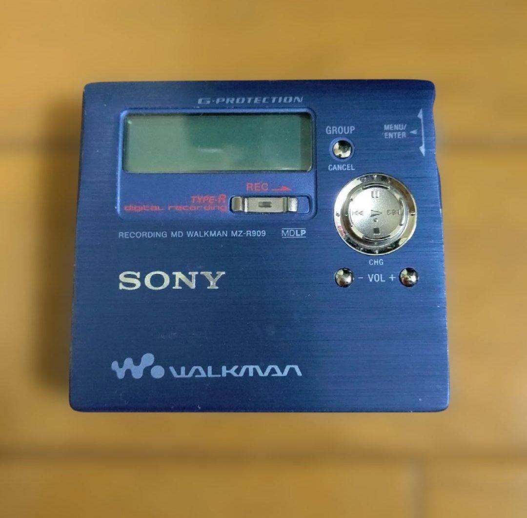 SONY ポータブルMDレコーディングウォークマン MD-R909