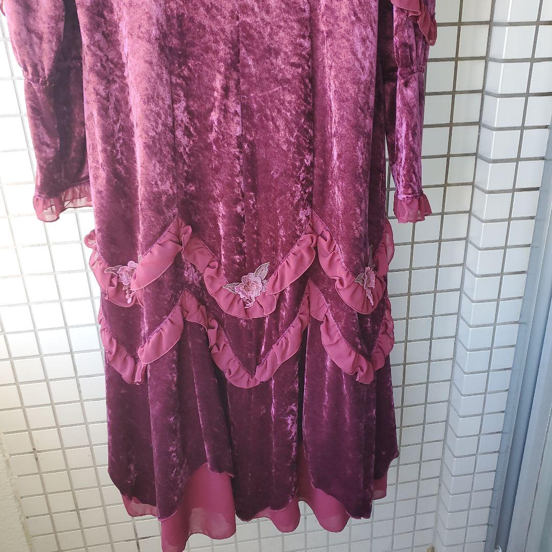 【スターバレリーナ】✴️超豪華　ベルベットロングワンピース