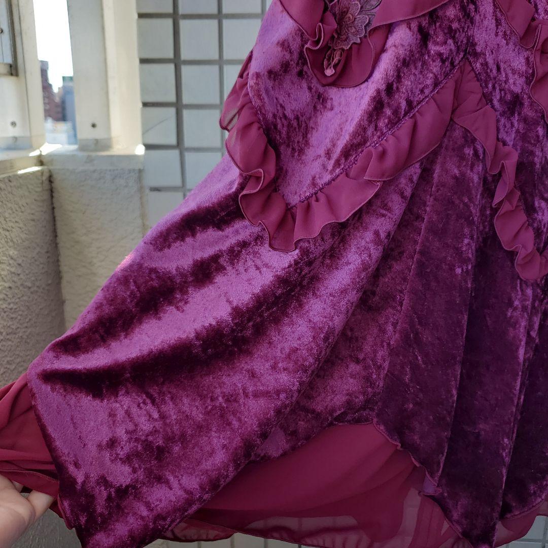 【スターバレリーナ】✴️超豪華　ベルベットロングワンピース