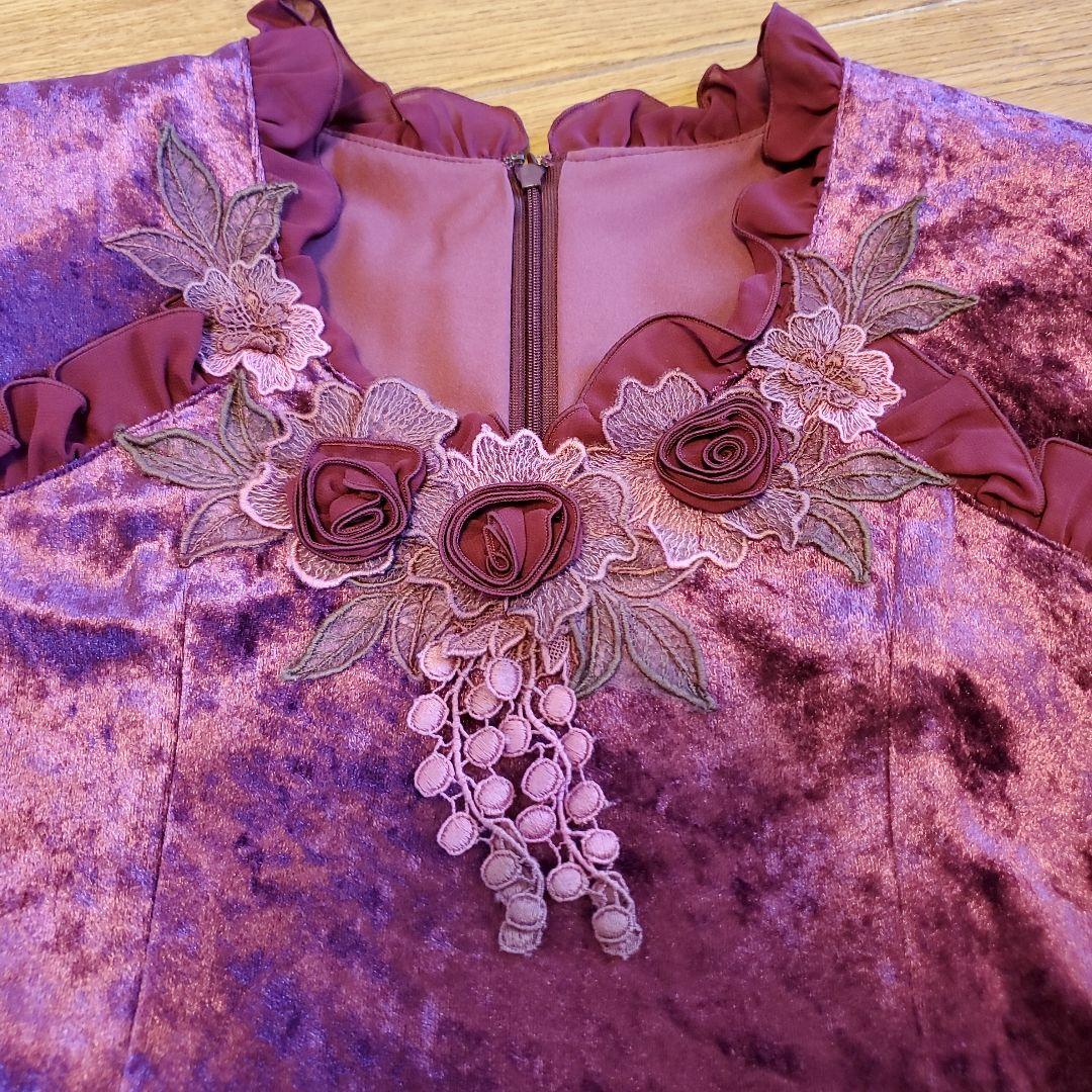 【スターバレリーナ】✴️超豪華　ベルベットロングワンピース