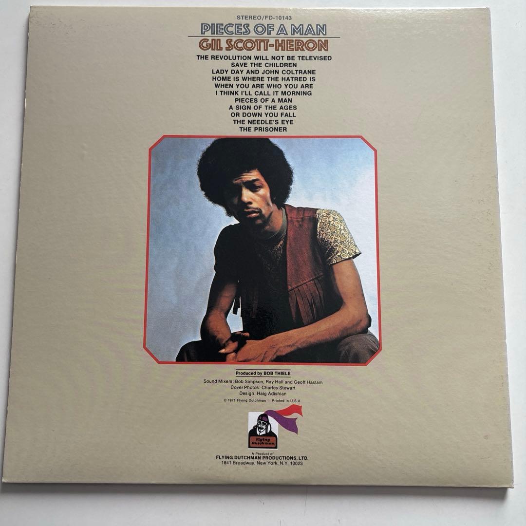 Gil Scott-Heron Pieces of a Man LP レコード