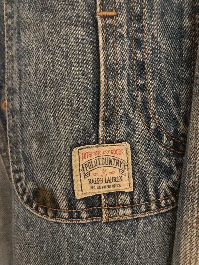 POLO COUNTRY 80s〜90s デニムカバーオール XL程度