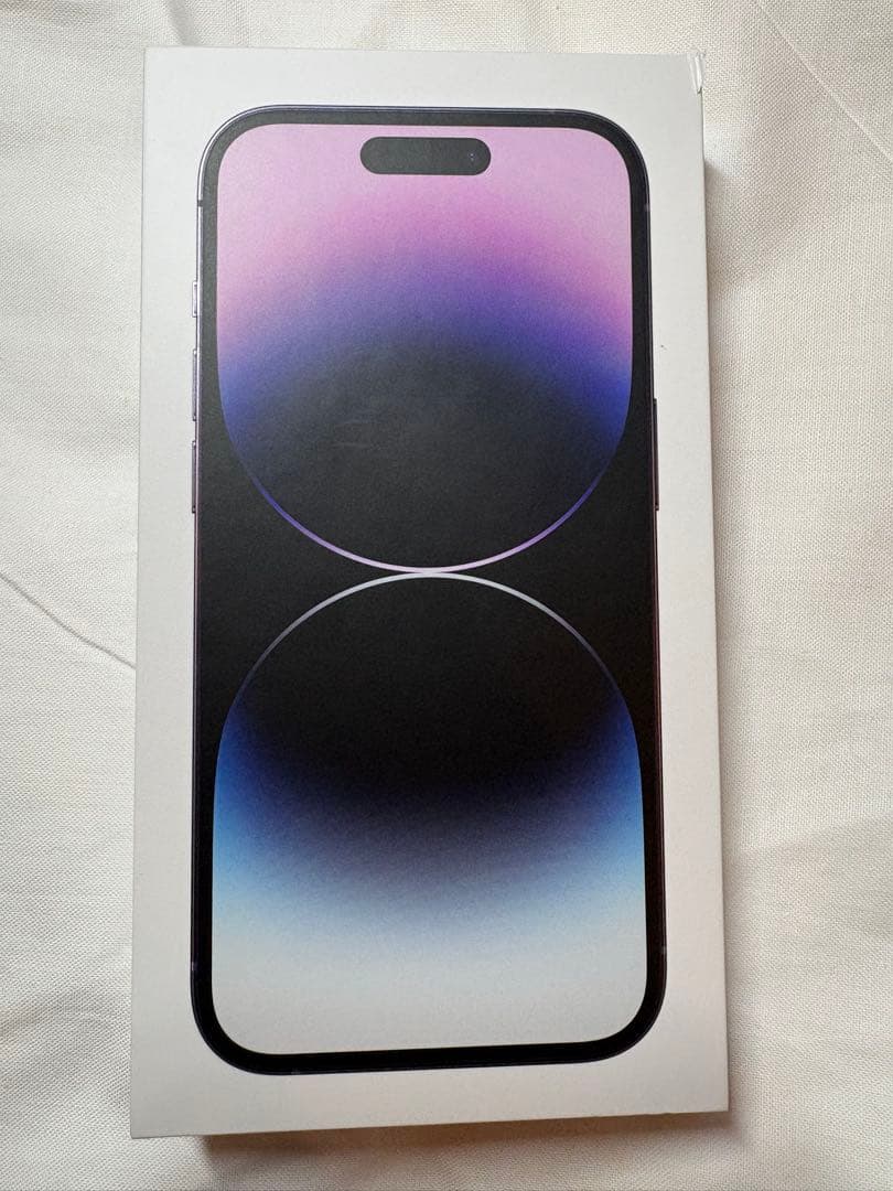 iPhone 14 Pro 256GB ディープパープル　背面割れ　ジャンク