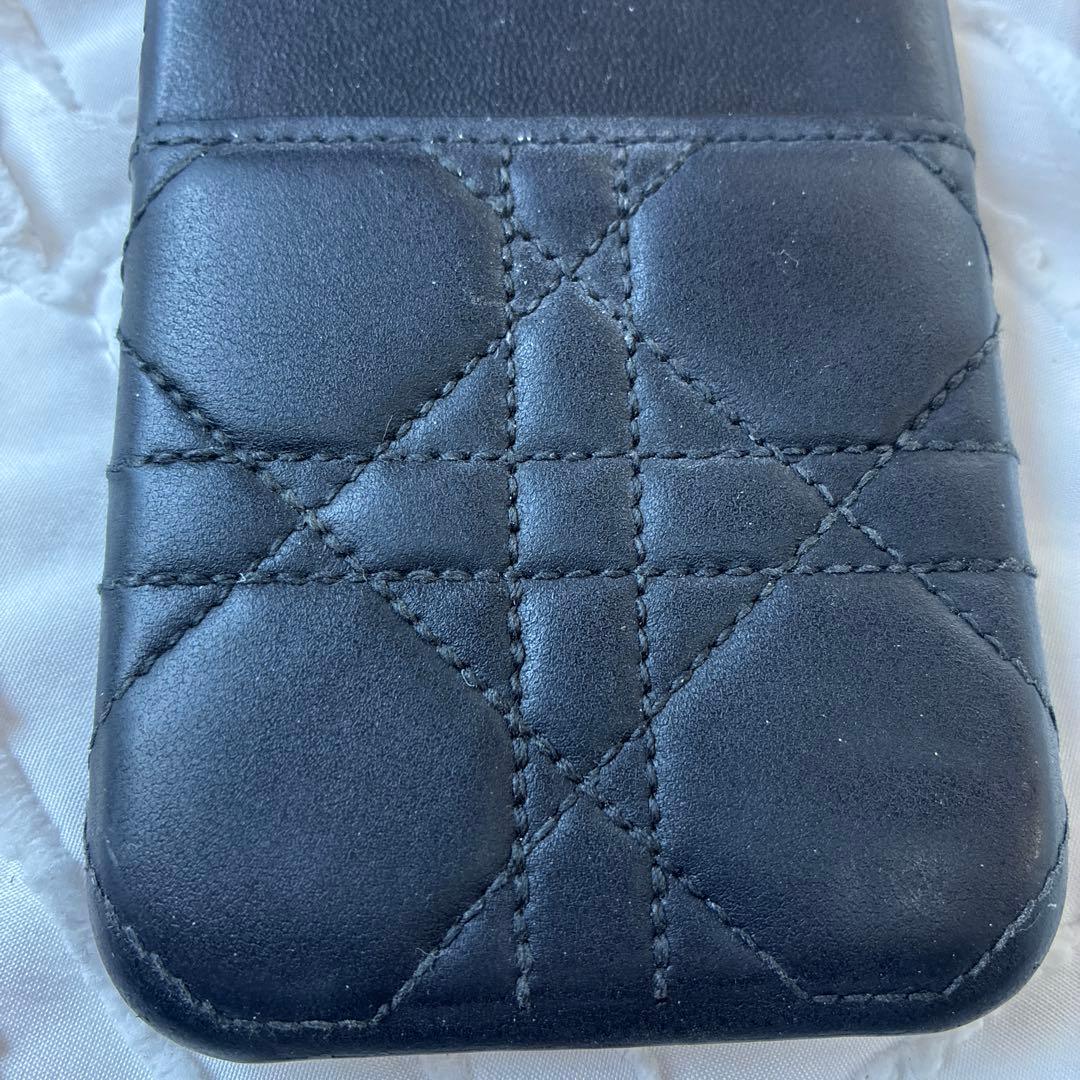 クリスチャンディオール ブラック キルティング iPhoneケース 13Pro