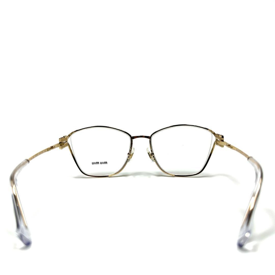 【極美品】miumiu Eyewear Gold Logo Sunglasses