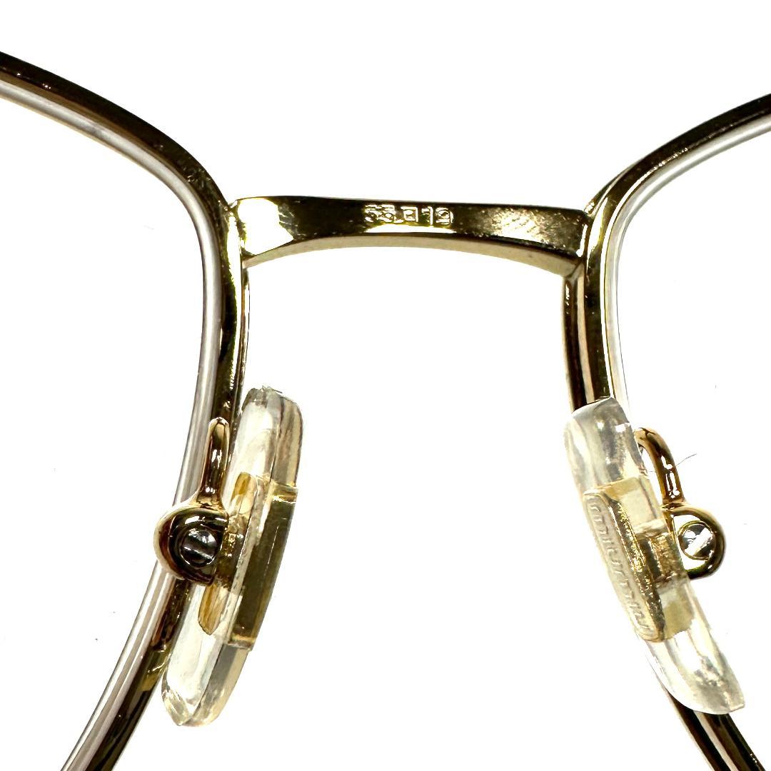 【極美品】miumiu Eyewear Gold Logo Sunglasses