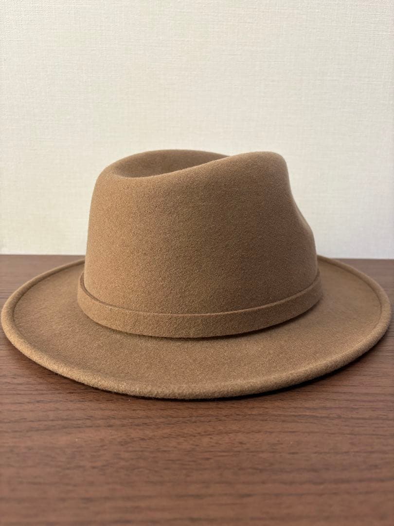 美品 ステットソン クラッシャブル ハット 頭周り61 ベージュ xpv