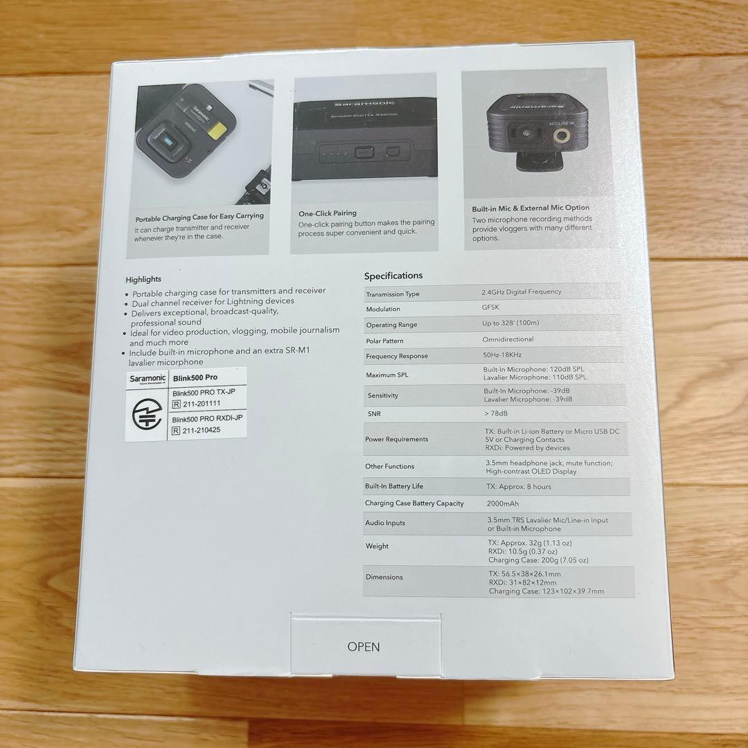 ★Saramonic Blink500 Pro B3 (TX+RXDi)