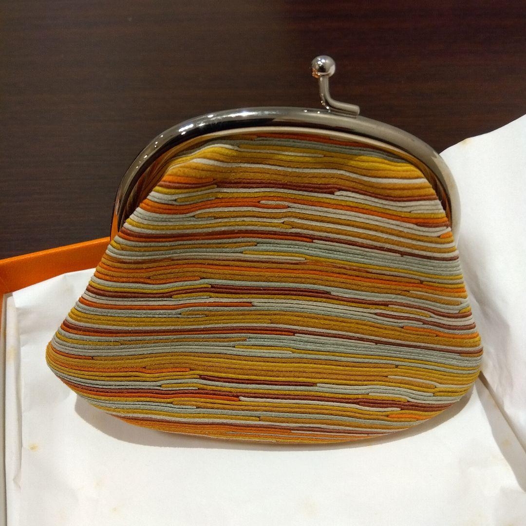未使用 希少HERMÈS エルメス ヴィブラート がま口ケース 小銭入れ