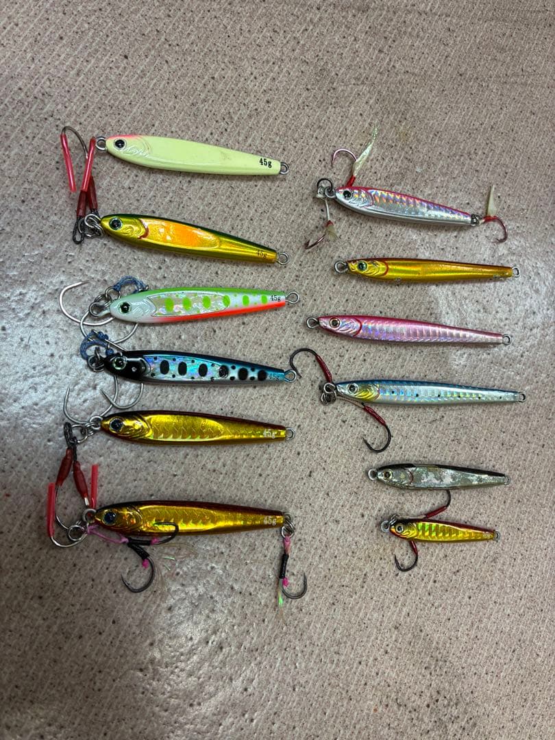 t*4様 TGベイト45g ７本　TGスリム45g 3本　30g１本　20g1本