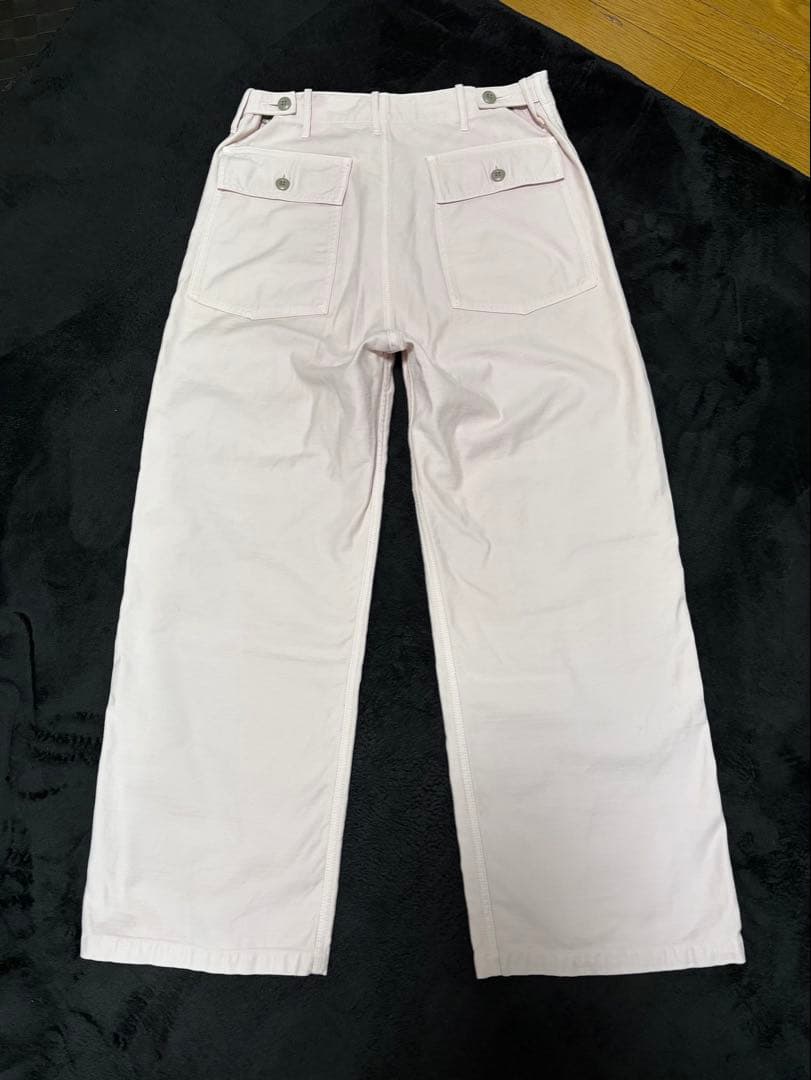 FRAMeWORK ライトミリタリースラブベイカーパンツ　ピンク