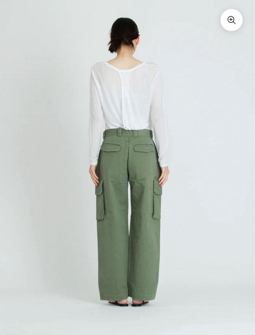 美品✨TICCA ティッカ カーゴパンツ(フランス軍)カーキ