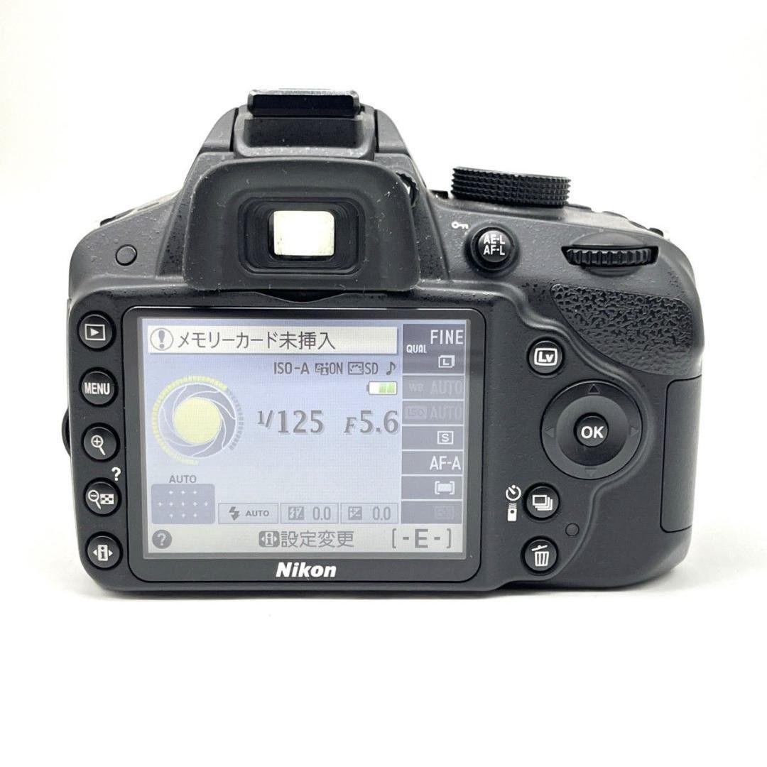 Nikon D3200 標準レンズキット 18-55mm バッグ付き