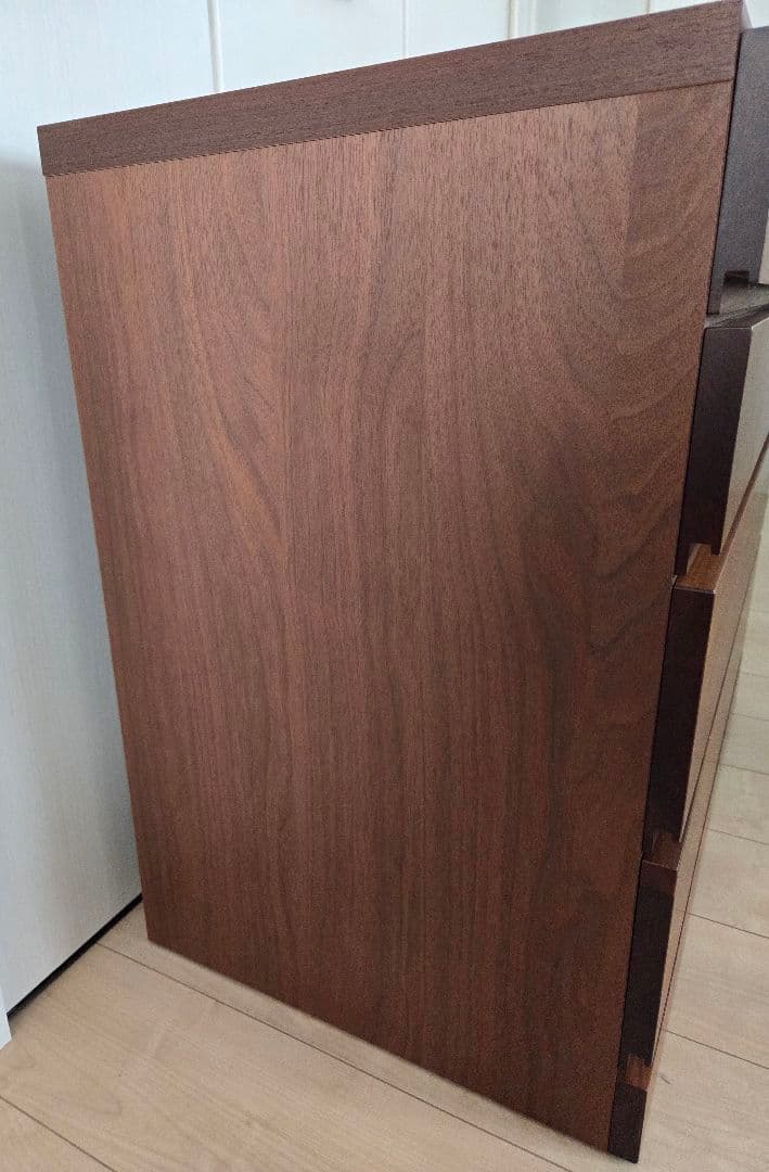 高野木工　80　サイドチェスト　レッチェ　ウォルナット