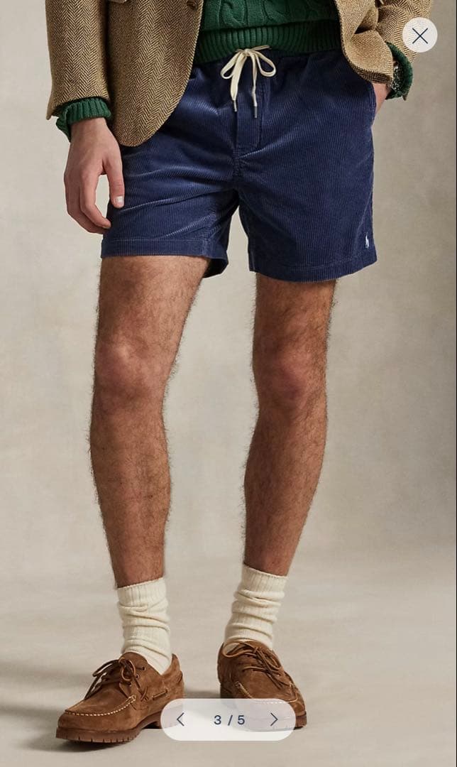美品　ポロ　ラルフローレン　コーデュロイ　ショートパンツ　XS ハーフパンツ