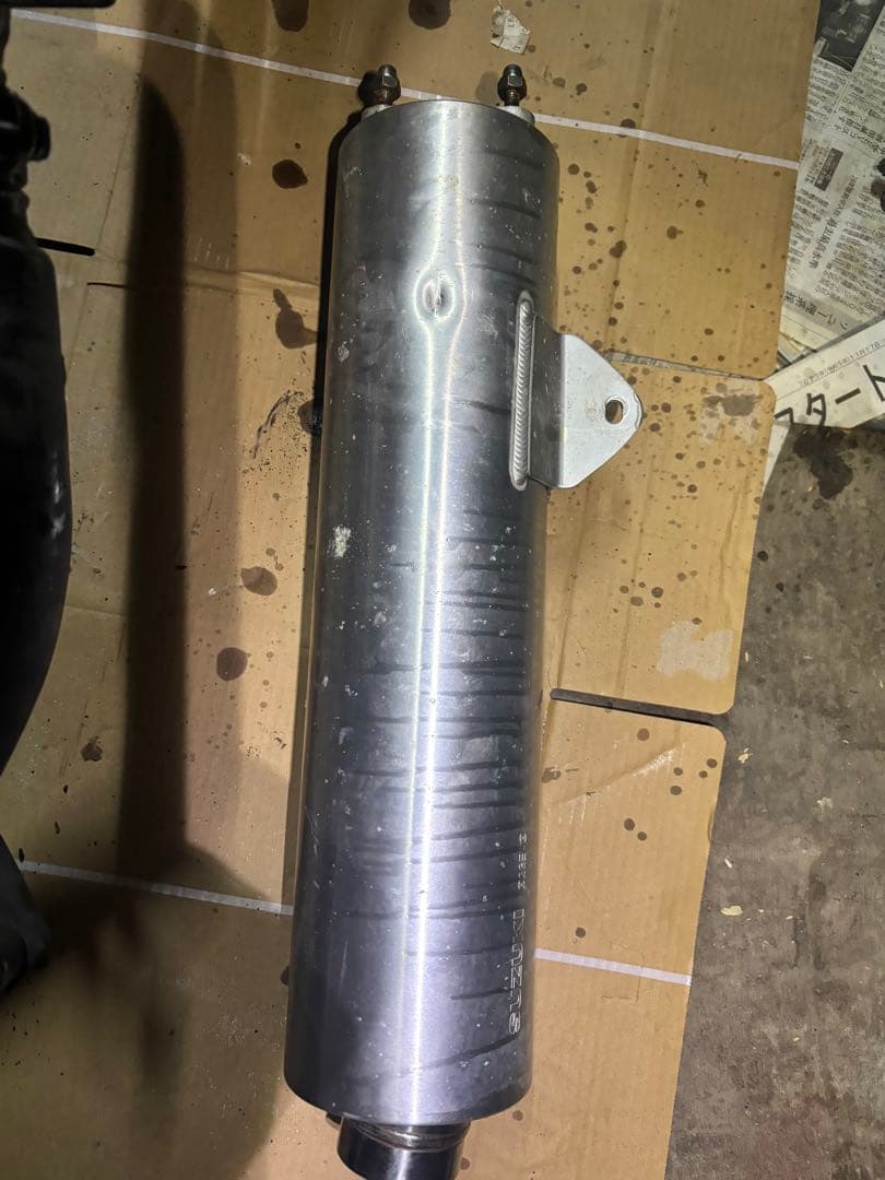 スズキ　後期インパルス400 純正マフラー　平成20年　GK7CA