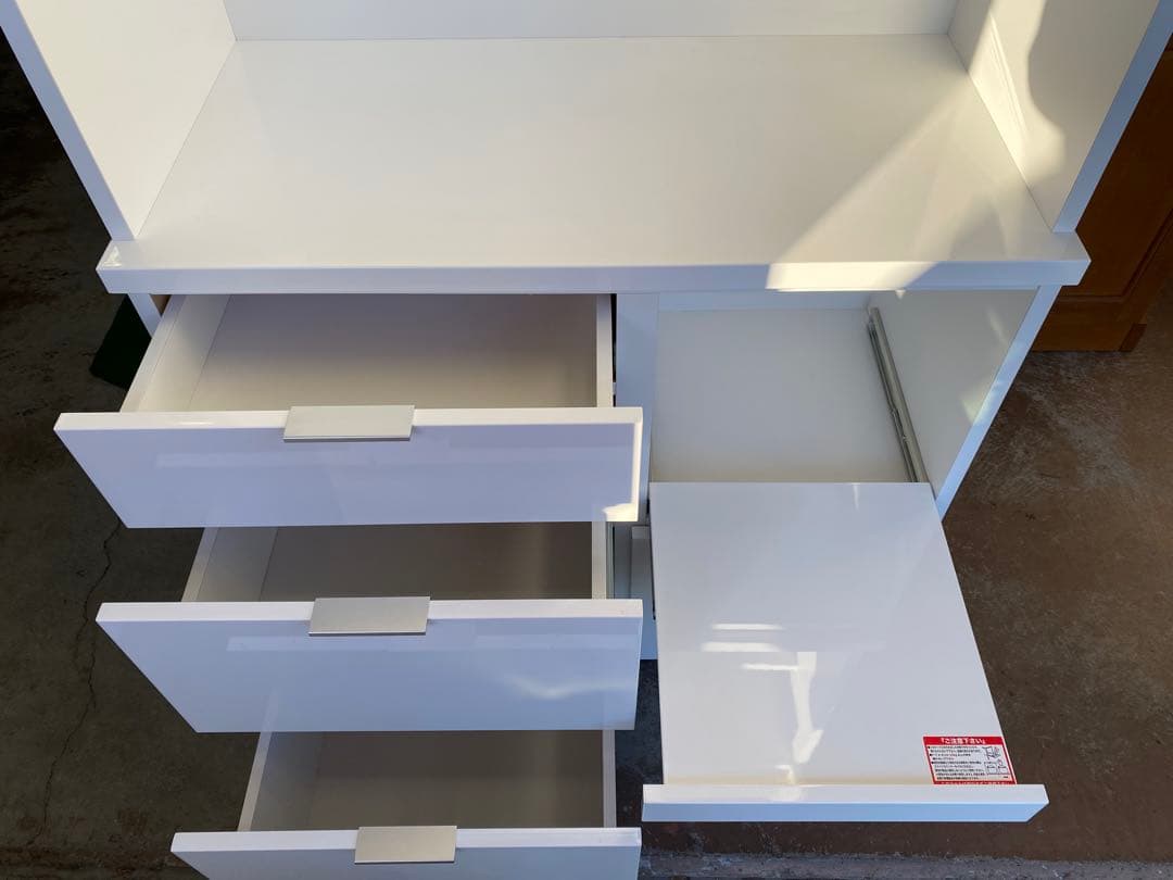 ☆ニトリ　キッチンボード　エトナ90KB WH