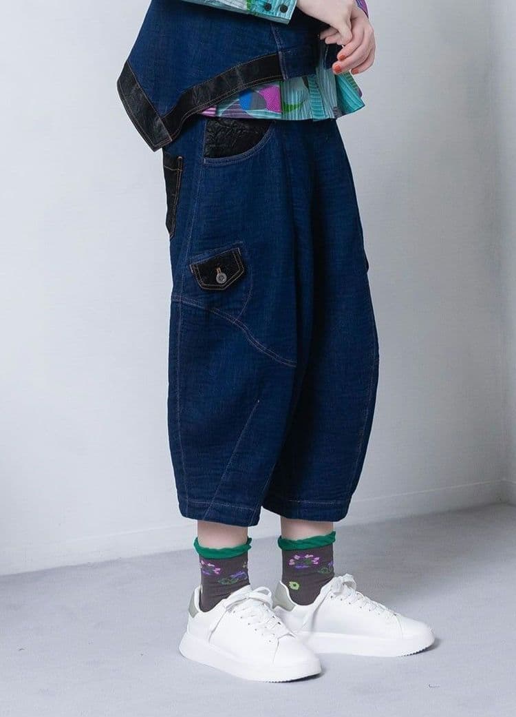 専用 昨年購入 センソユニコ cube-cube ガーゼデニムパンツ 未使用！