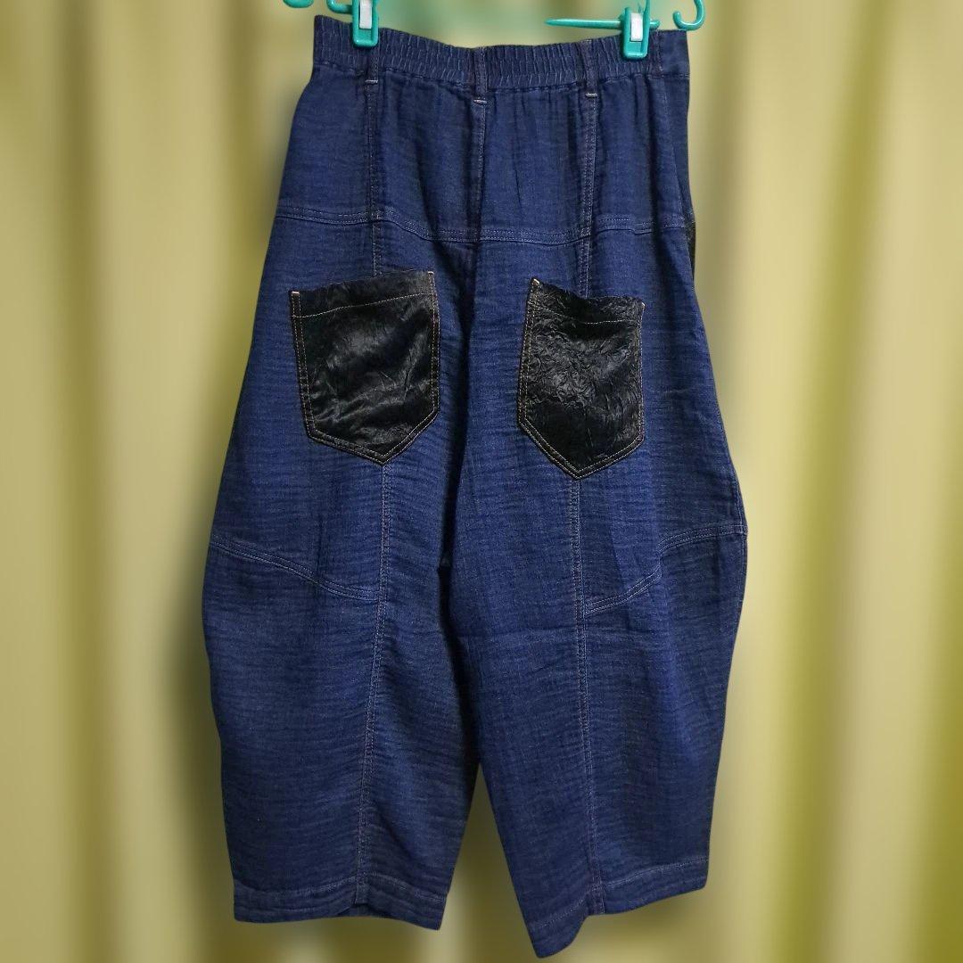 専用 昨年購入 センソユニコ cube-cube ガーゼデニムパンツ 未使用！