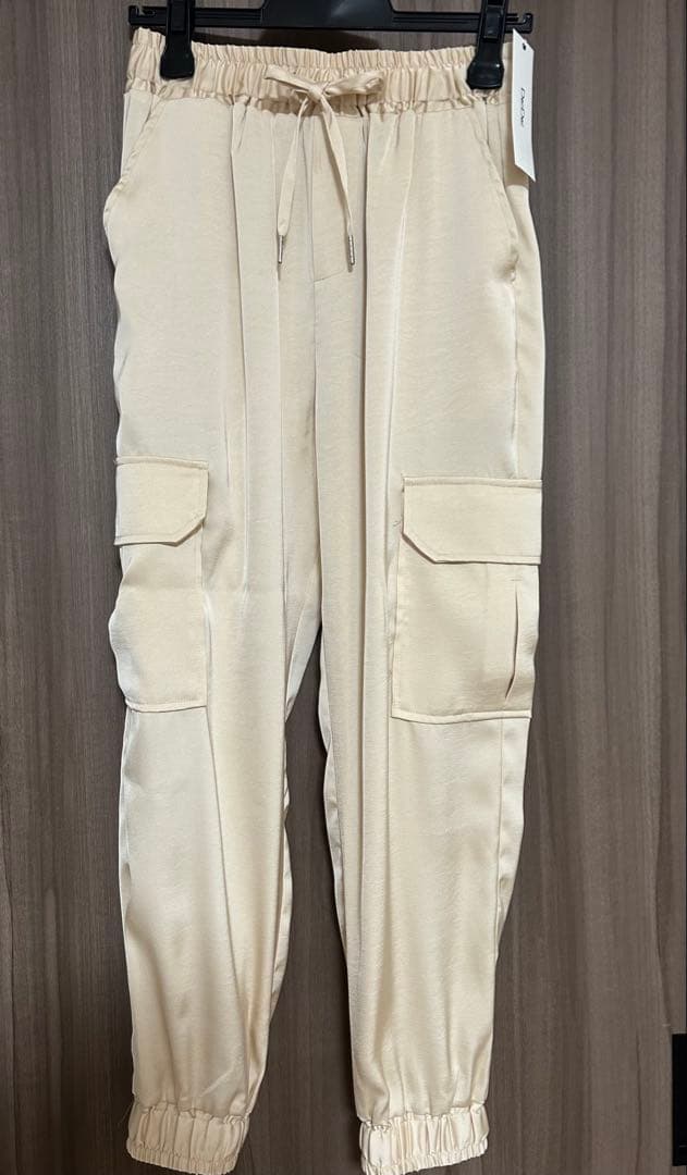 DouDouサテンカーゴパンツ