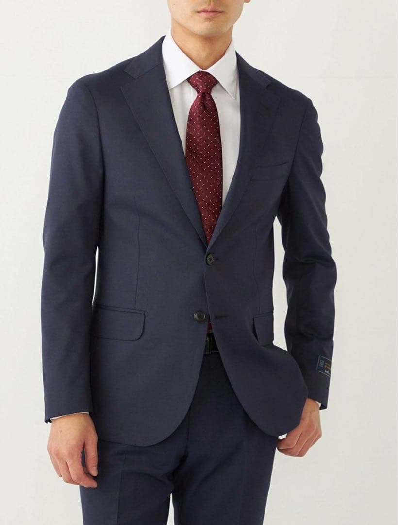 ships スーツ　ウォッシャブル　size48