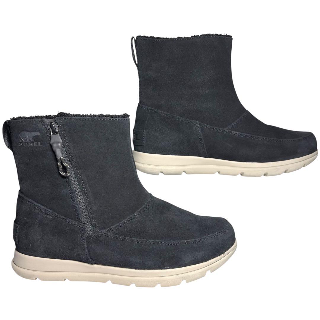極美品 SOREL ソレル エクスプローラー サイドジップ スノーブーツ