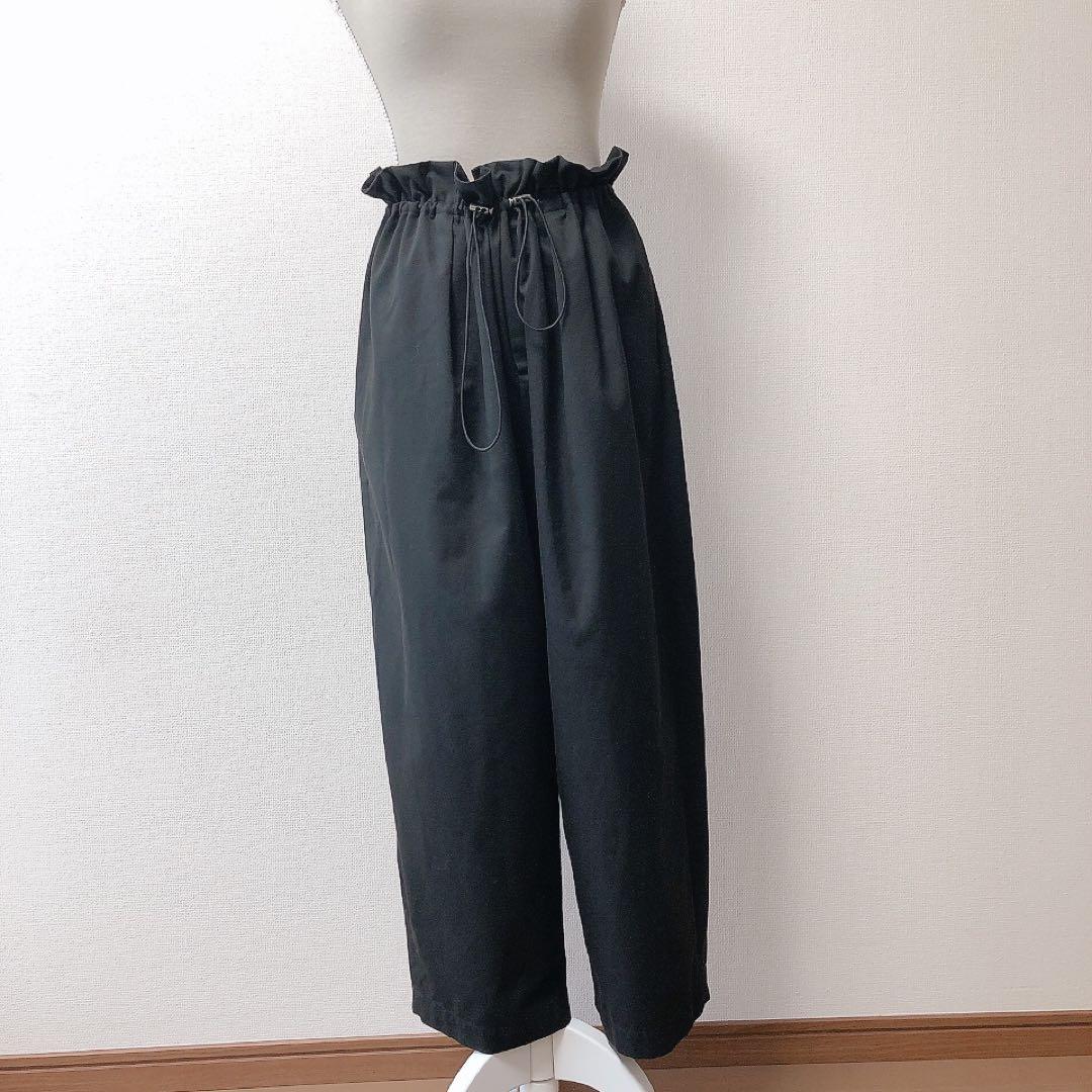 JOURNAL STANDARD LUXE★TRツイル ドロストパンツ★ブラック