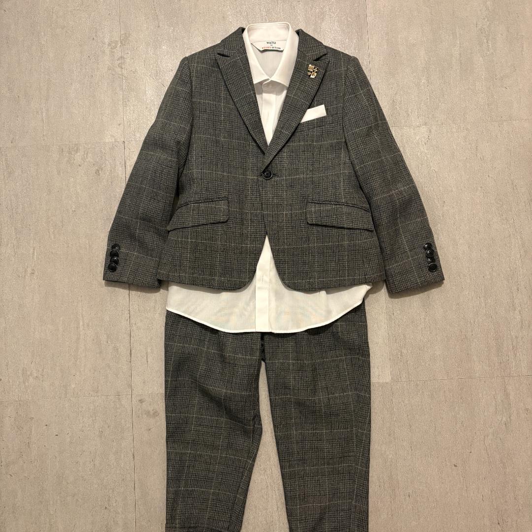極美品♪ウォルツバイビームスデザイン セットアップ スーツ チェック120