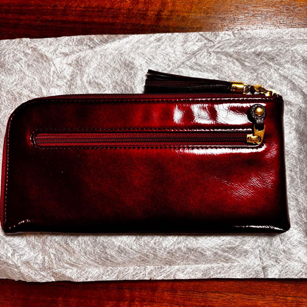 【美品】ATAO limo アタオ リモパールワイン 長財布