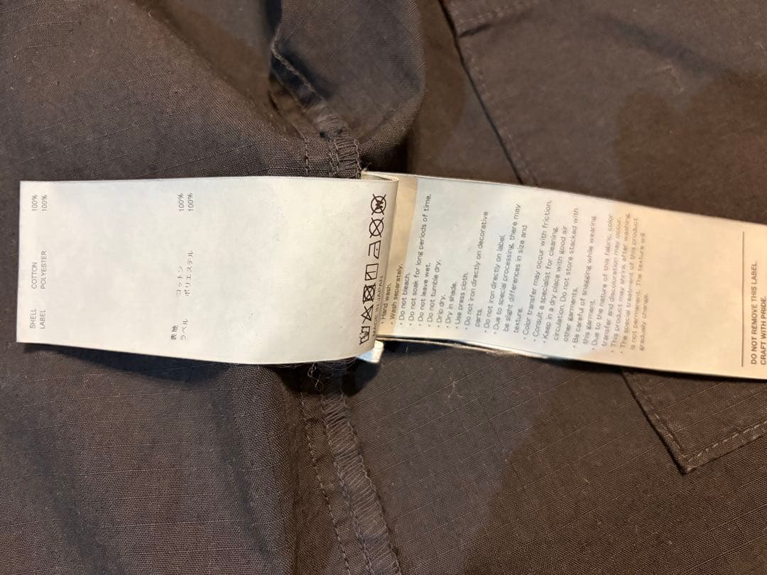 WTAPS JMOD 02 / LS / COTTON. RIPSTOPサイズ2