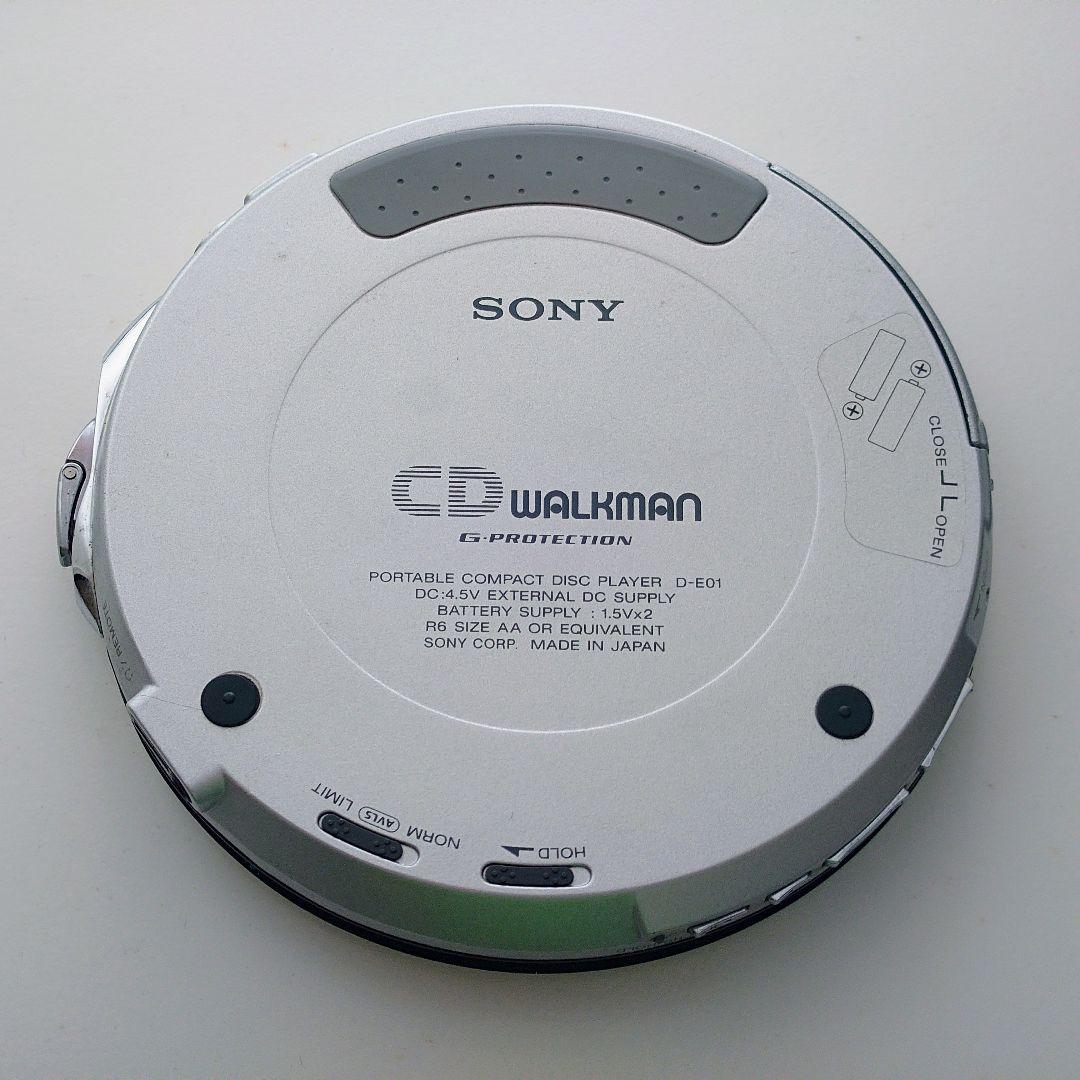 SONY CD WALKMAN D-E01 スロットイン純正リモコン カバー付き
