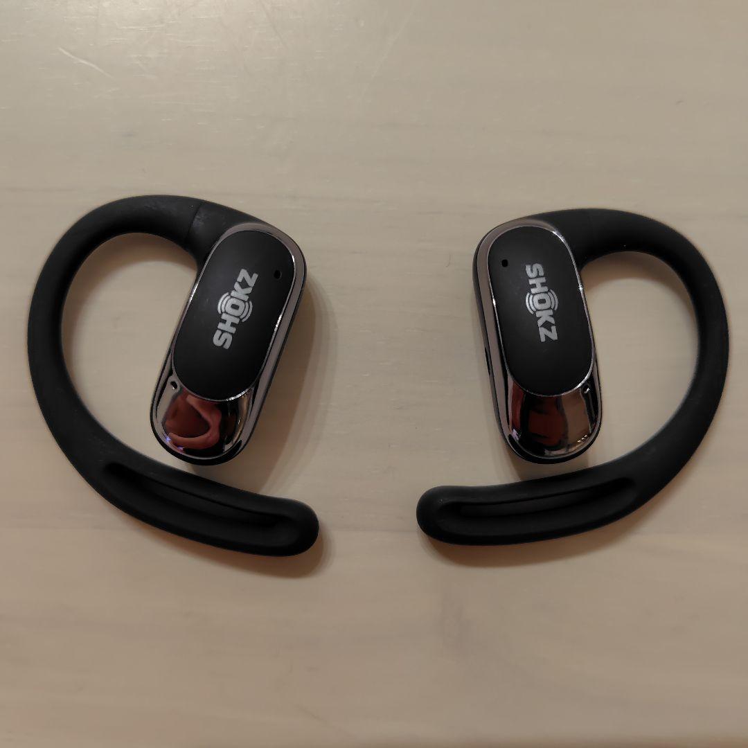 SHOKZ OPENFIT AIR ブラック 充電ケース付き保証期間内