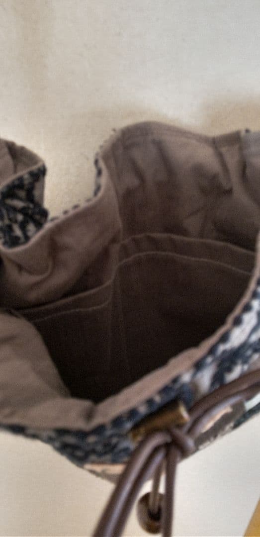 専用　新品ミナペルホネン ドローストリングバッグ foresttile　巾着