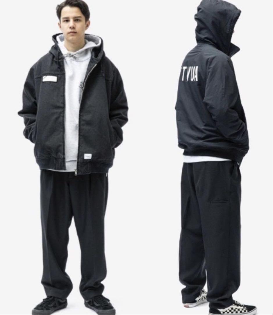 WTAPS ポリエステルツイル タック トラウザーズ ダブルタップス パンツ