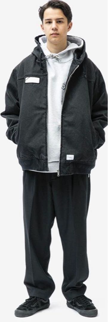 WTAPS ポリエステルツイル タック トラウザーズ ダブルタップス パンツ