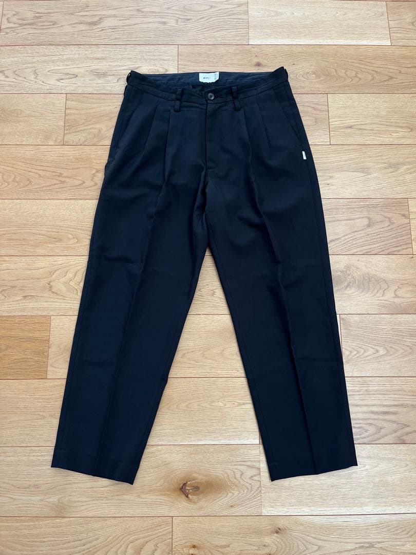 WTAPS ポリエステルツイル タック トラウザーズ ダブルタップス パンツ