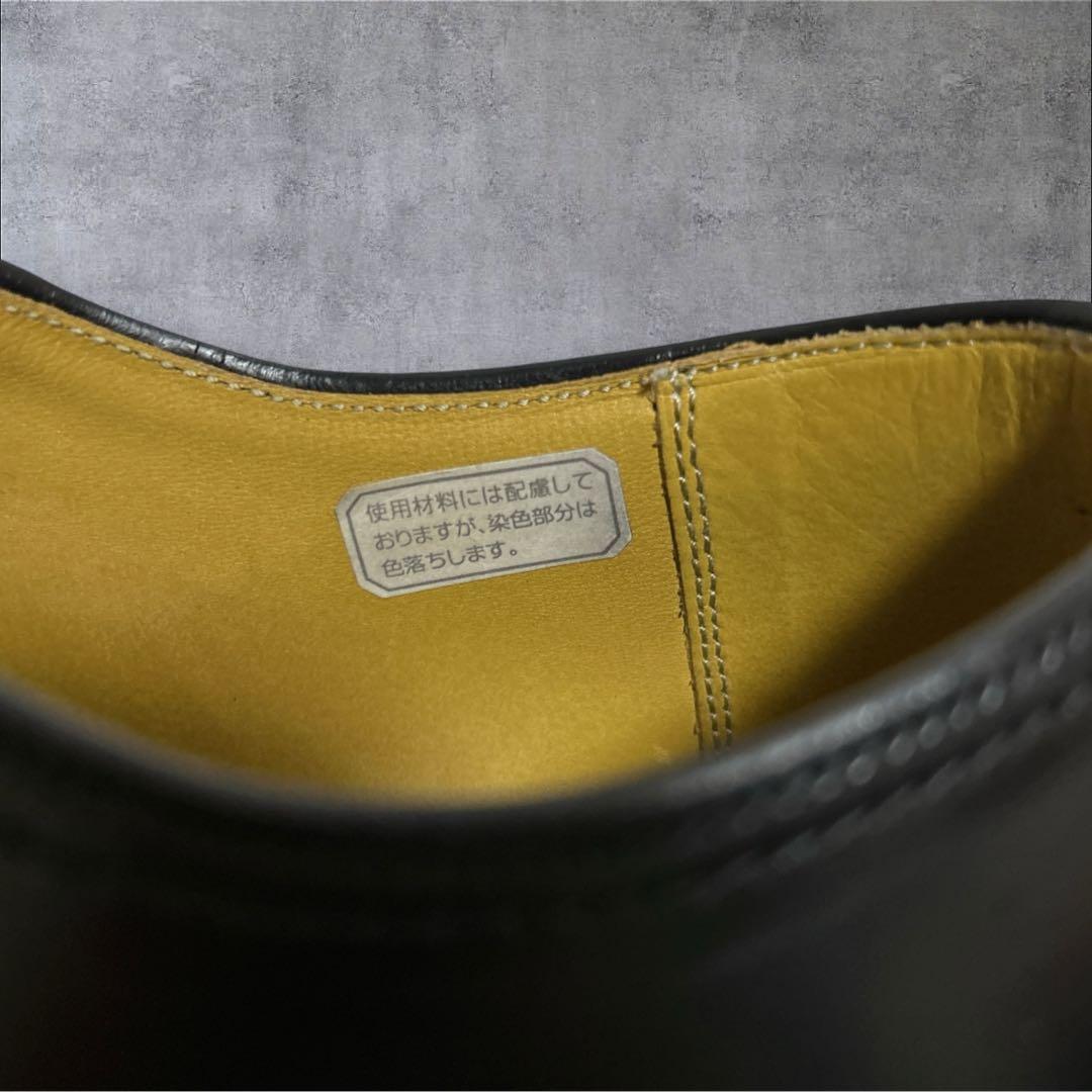 大人気✨リーガル 2112 コードバン プレーントゥ ブラック　ビジネスシューズ