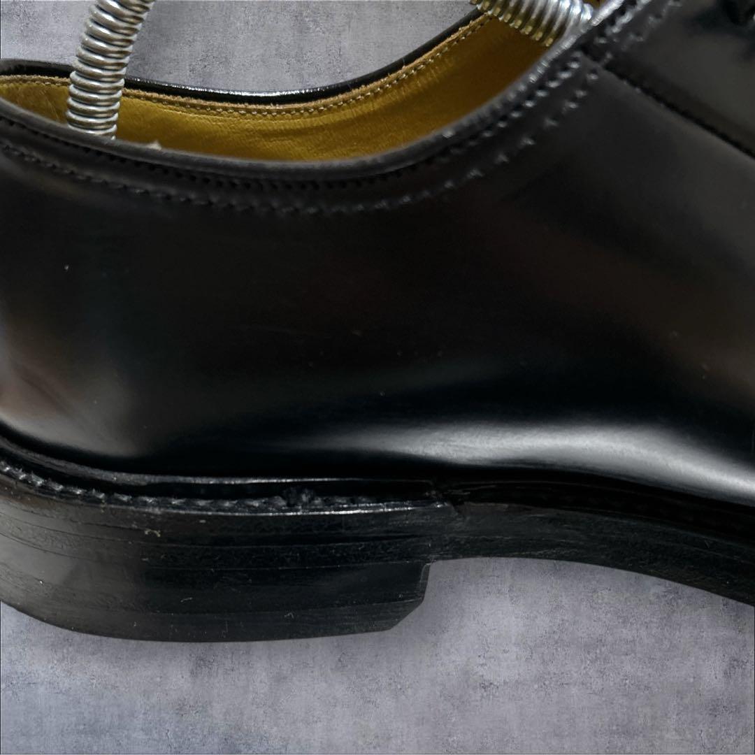 大人気✨リーガル 2112 コードバン プレーントゥ ブラック　ビジネスシューズ