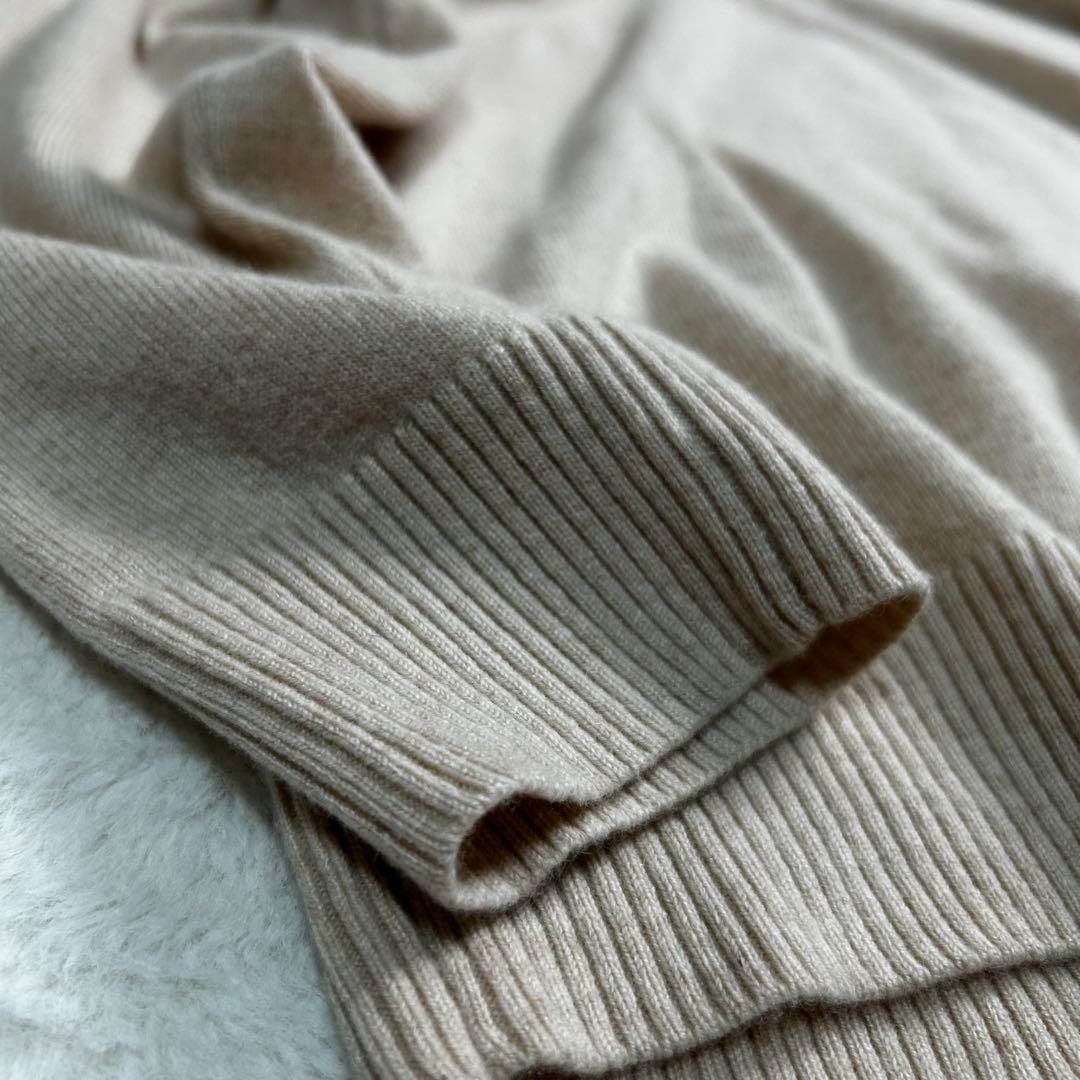 希少✨Lands’ End カシミヤ 100% タートルネックニット　XL