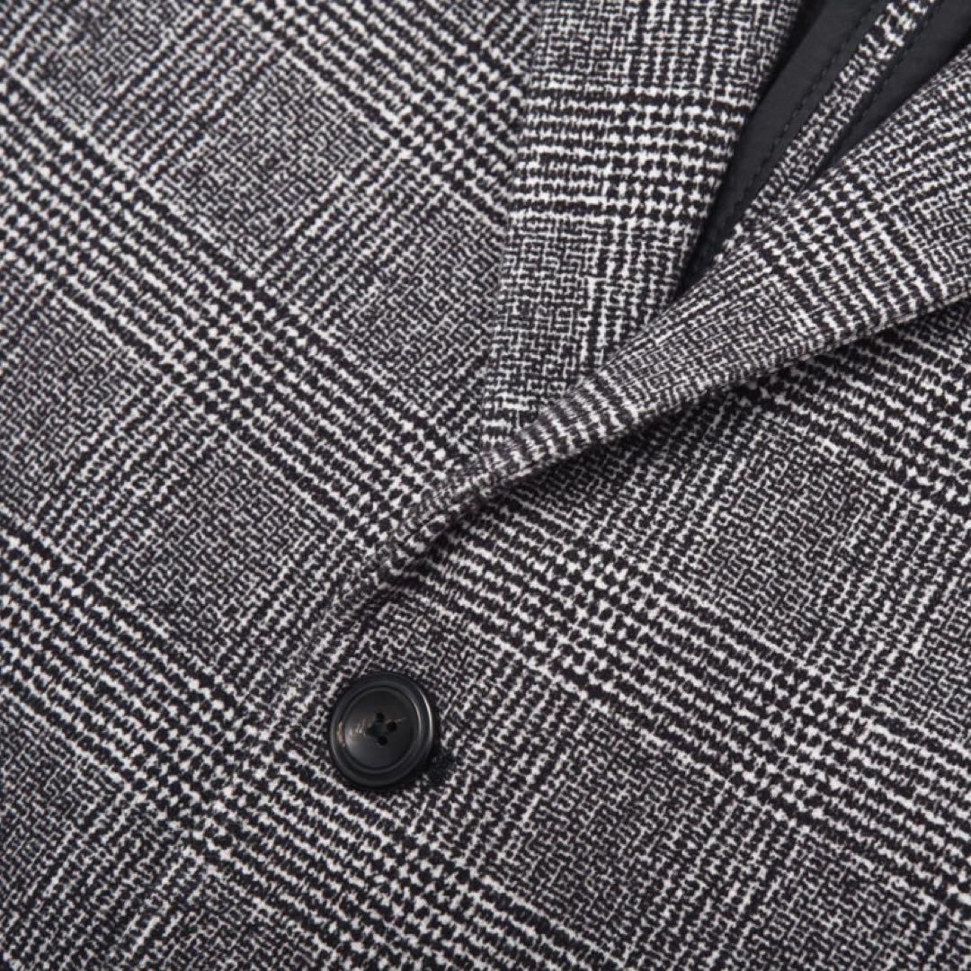 チルコロ1901 コットンジャージ グレンチェックプリント ジャケット