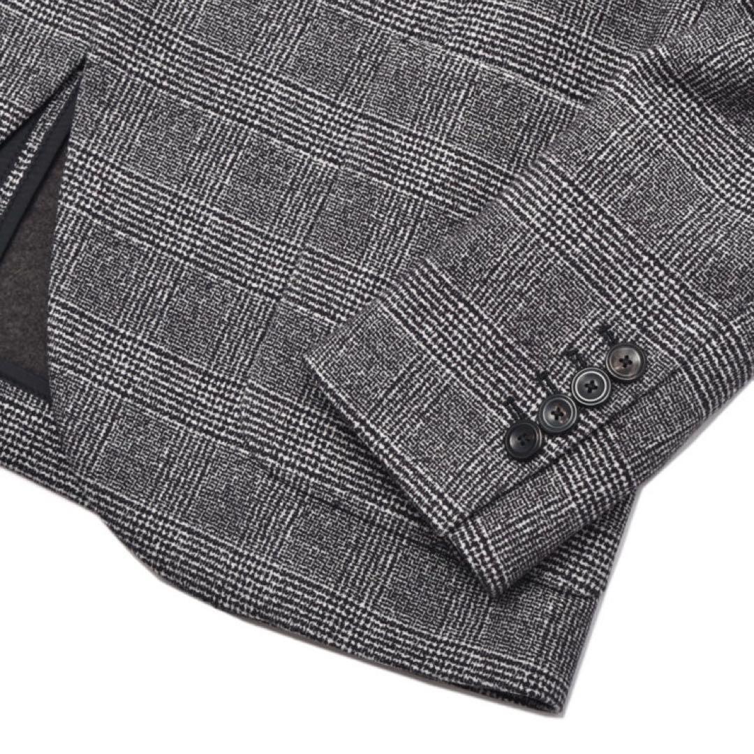 チルコロ1901 コットンジャージ グレンチェックプリント ジャケット