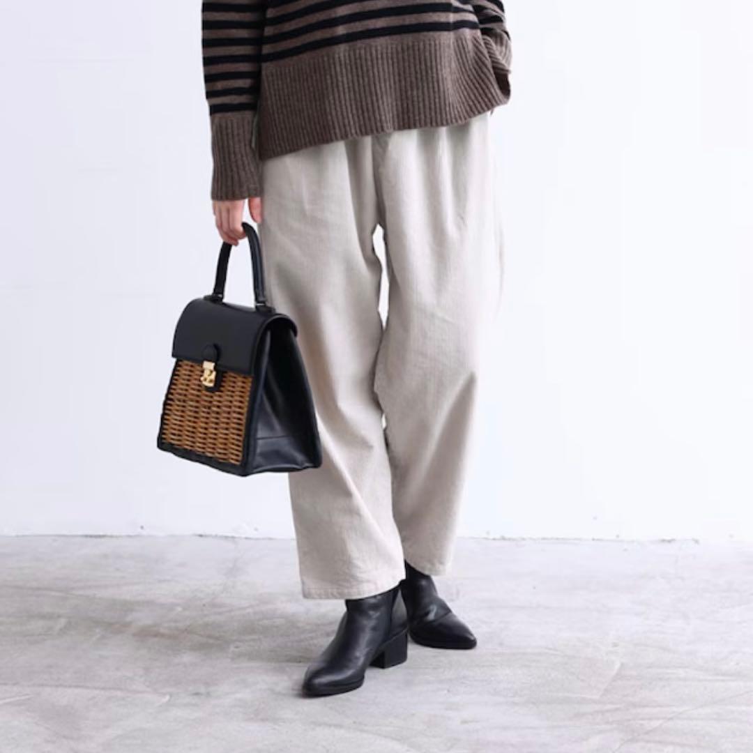 NARU FACTORY 8Wコーデュロイぽっこんパンツ　日本製