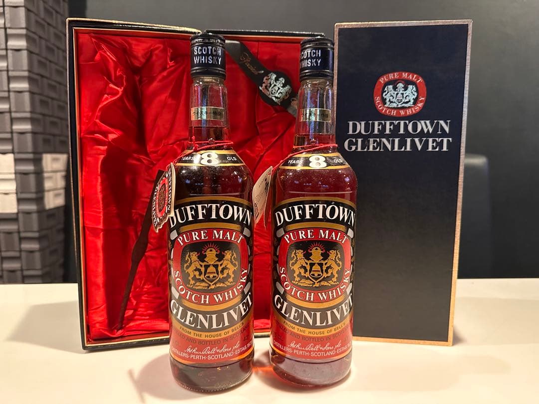 ダフタウン グレンリベット 8年 ピュアモルト 750ml 43% 2本セット