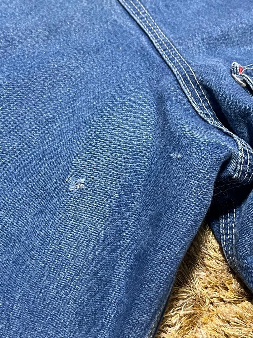 60s USA製 Sears デニムカバーオール 襟コーデュロイ ブランケット付