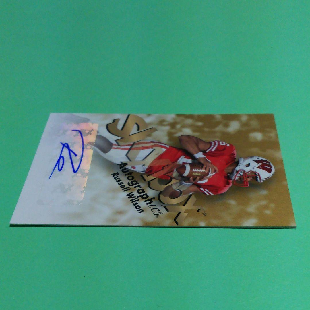 RUSSELL WIlSON　ラッセル ウイルソン　直筆サイン　AUTO　NFL
