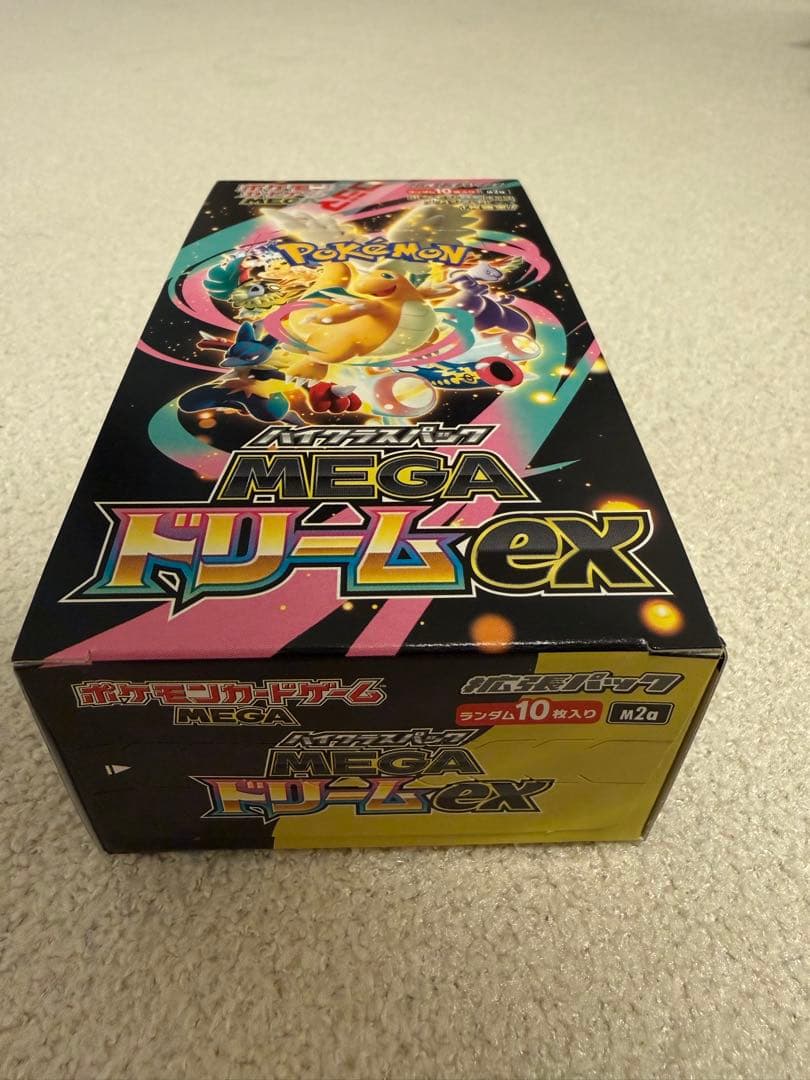 ポケモンカードゲーム MEGAドリームEX BOX シュリンクなし